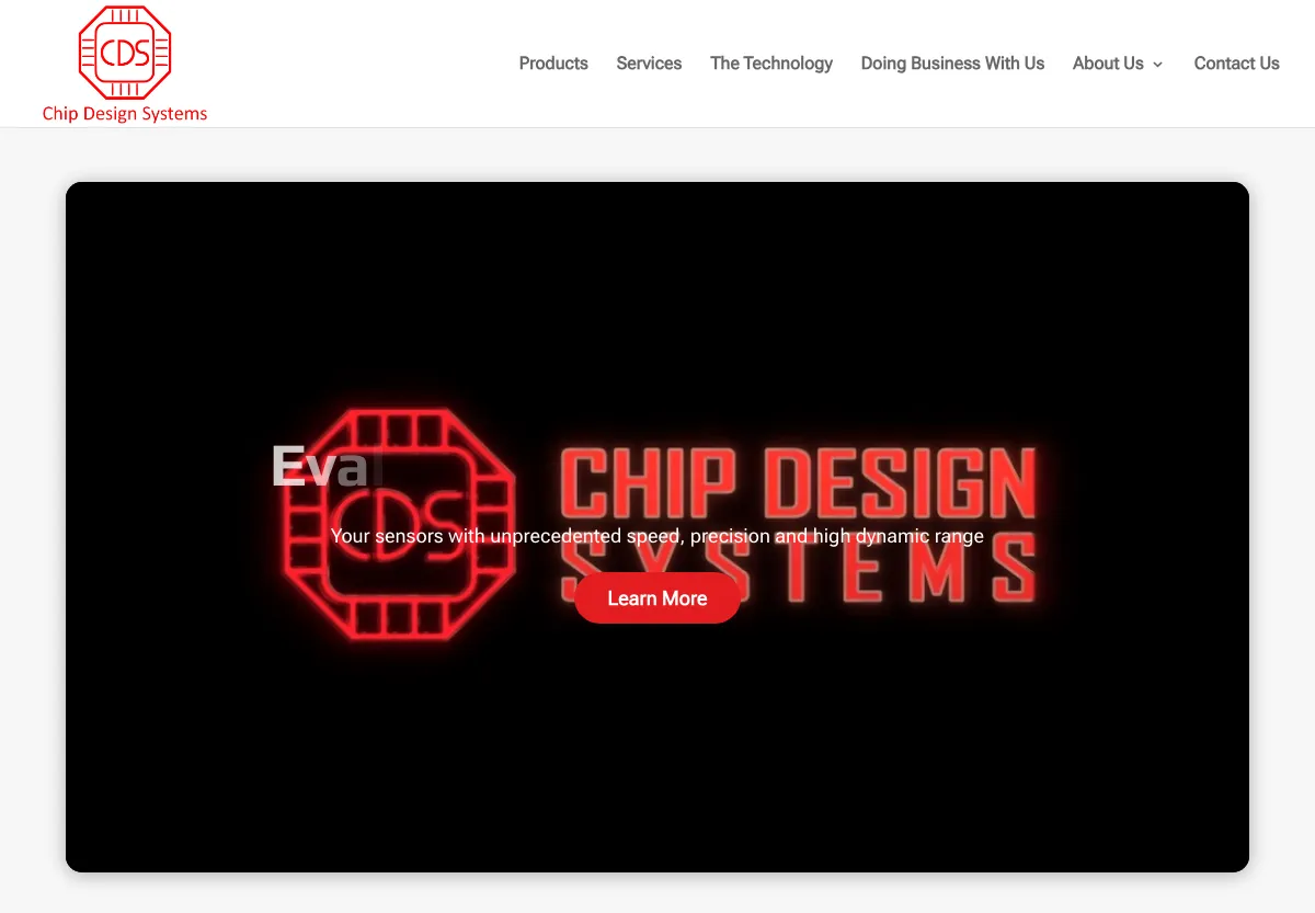 The Chip Design Systems website