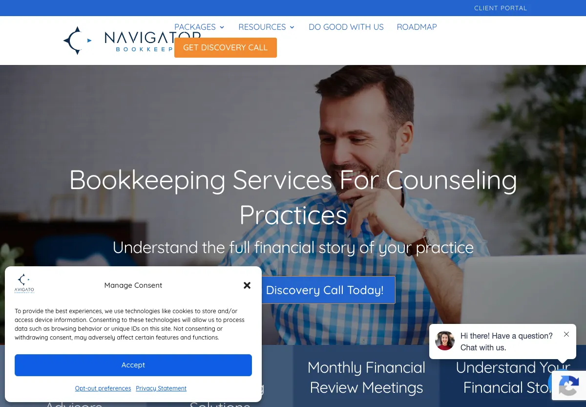 The Navigator Bookkeeping website