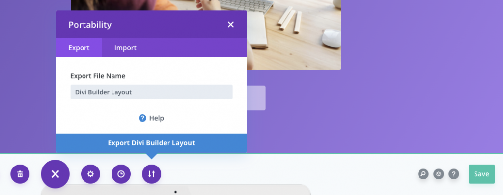 How to import JSON layout to a Divi theme? 5