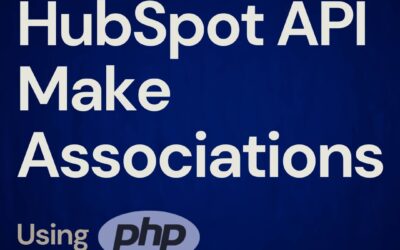 How To Make Associations (Company &Amp; Contact) In Hubspot Api